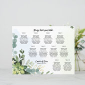 BUDGET 10表の結婚座席表の緑 (スタンド正面)