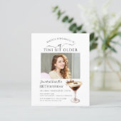 BUDGET 18誕生日Tiniビット古い写真Martini (スタンド正面)