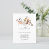 BUDGET 19th誕生日かぼちゃ秋花招待状 (スタンド正面)