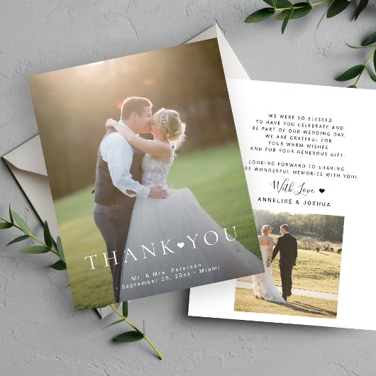 Budget 2フォトモダンタイポグラフィ結婚のユ感謝していーザ