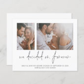 Budget 2写真が決定された永遠に婚約発表 (正面/裏面)