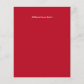 BUDGET 2021 RUFF YEAR DOG CHRISTMASだった チラシ (裏面)