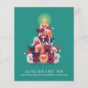 BUDGET 2021 RUFF YEAR DOG CHRISTMASだった チラシ