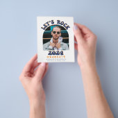 BUDGET 2023レトロGroovy ScriptのGRAD発表 チラシ (手)