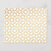 Budget 2023 Business Scriptフォトモダンカード (裏面)