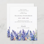 BUDGET 25誕生日7月誕生月花 (正面/裏面)