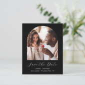 Budget 2-Photo Boho Arch Black日付を保存 (スタンド正面)