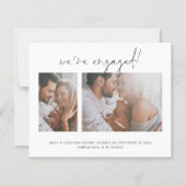 Budget 2 Photo We're 婚約した婚約発表 (正面)