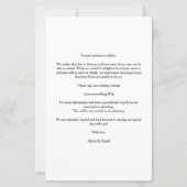 Budget 2 Photos Chic Collage Wedding Minimalist (裏面)