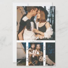 Budget 2 Photos Chic Collage Wedding Minimalist