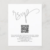 BUDGET 3の写真に参加する私たちのスクリプト結婚式の招待 (裏面)