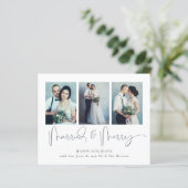 BUDGET 3写真メリー結婚したクリスマスカード (スタンド正面)