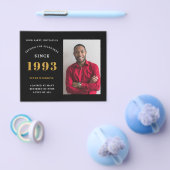 Budget 30th Birthday招待状1993 Name Photo Fl チラシ (シングル)