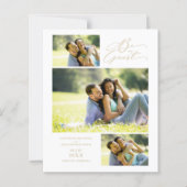 Budget 3 Photos Trendy Collage Wedding Minimalist (正面)