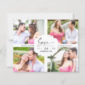 Budget 4 Photos Minimalist Collage 結婚's (正面)