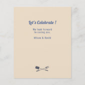 BUDGET 4th of 7月ヴィンテージBBQパーティの招待状 チラシ (裏面)