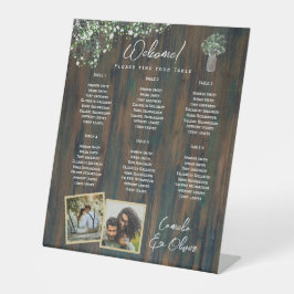 BUDGET 6テーブルジプソフィ素朴ラの写真シート 台座サイン