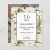 Budget 60th Anniversary PHOTOホワイトフラワーズアイボリー (正面/裏面)