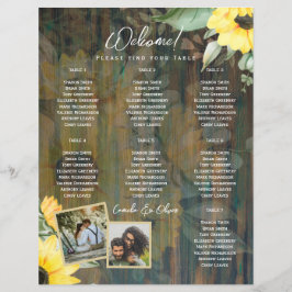 BUDGET 7テーブルウッド素朴ひまわりフォトシーティング