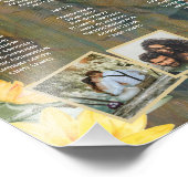 BUDGET 7テーブルウッド素朴ひまわりフォトシーティング フォトプリント (角)