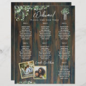 BUDGET 7テーブルジプソフィー素朴ラの写真シート (正面/裏面)