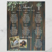 BUDGET 7テーブルジプソフィー素朴ラの写真シート (正面)