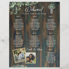 BUDGET 7テーブルジプソフィー素朴ラの写真シート