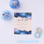 BUDGET AGATEパープル金ゴールドグリッター救日 チラシ (シングル)