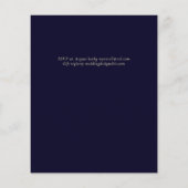 BUDGET AGATEブルーパープル金ゴールド結婚ズ予算 チラシ (裏面)