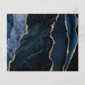 Budget Agate Navy Blue金ゴールド保存日 (裏面)