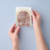 BUDGET All-in1金ゴールドダスティバラ大理石アー結婚チ チラシ (手)