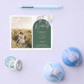 Budget All-in1 PHOTOの藤結婚QRコードINV チラシ (シングル)