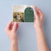 Budget All-in1 PHOTOの藤結婚QRコードINV チラシ (手)