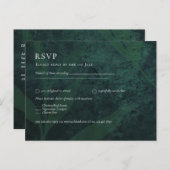 BUDGET All-in-1エメラルド素朴グリーン結婚ズ ポストカード (正面/裏面)