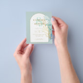 BUDGET All-in-1シーグラス金ゴールドリーフ結婚セージ チラシ (手)