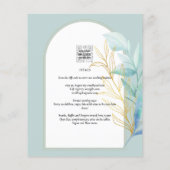 BUDGET All-in-1シーグラス金ゴールドリーフ結婚セージ チラシ (裏面)