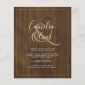 BUDGET All-in-1モノクロアンパサンド結婚の チラシ (正面)