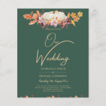 BUDGET All-in-1秋パンプキングリーン金ゴールド結婚ズ