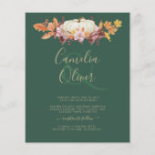 BUDGET All-in-1秋パンプキングリーン金ゴールド結婚ズ (正面)