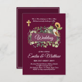 BUDGET All-in-1 Catholicのフローラ結婚フクロウ葉の (正面/裏面)