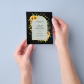 BUDGET All-in-1 Sunflowers素朴 Greenery結婚's チラシ (手)