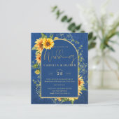 BUDGET All-in-1 Sunflowers 素朴 BLUE結婚's (スタンド正面)