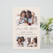 Budget Arch 3-Photo Beige QRコード日付の保存 (スタンド正面)