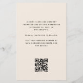 Budget Arch 3-Photo Beige QRコード日付の保存 (裏面)