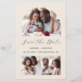 Budget Arch 3-Photo Beige QRコード日付の保存 (正面)