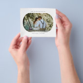 Budget Arch Frame結婚の写真サンキューカード チラシ (手)