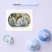 Budget Arch Frame結婚の写真サンキューカード チラシ (シングル)