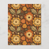 Budget Arch Groovyレトロ70sフローラ (裏面)