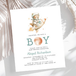 Budget Astronaut Teddy Bear Boy Baby Shower
