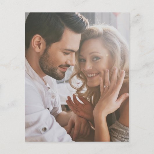 Budget At Last Black Scriptフォト婚約 (裏面)